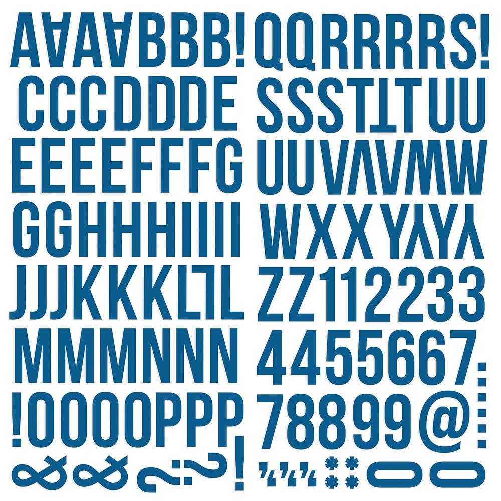 Color Vibe - Foam Alpha Sticker Navy